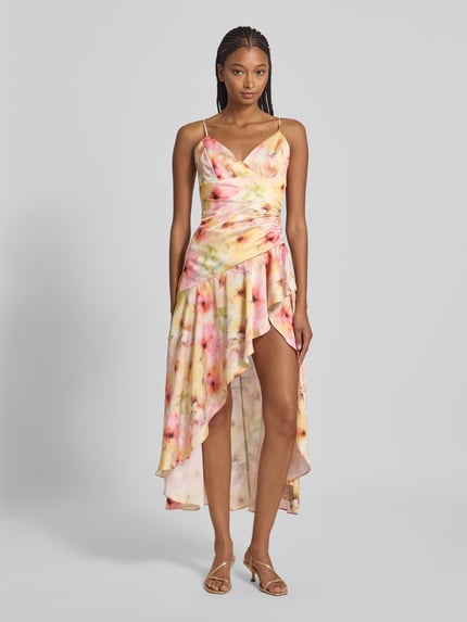Bardot Abendkleid mit Herz-Ausschnitt Modell 'SORELLA' GELB 4