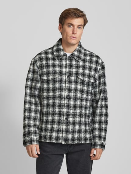 Antony Morato Regular Fit Overshirt mit Brusttaschen Black 4