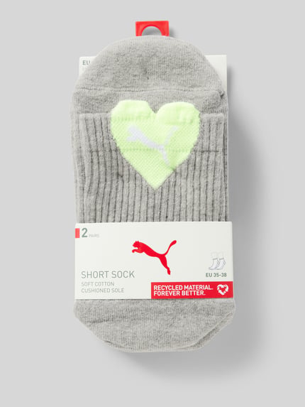 PUMA Skarpety z detalem z logo w zestawie 2 szt. Średnioszary 3