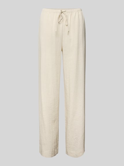 Straight Fit Hose aus Viskose-Mix Modell 'Daria' Shop The Look MANNEQUINE