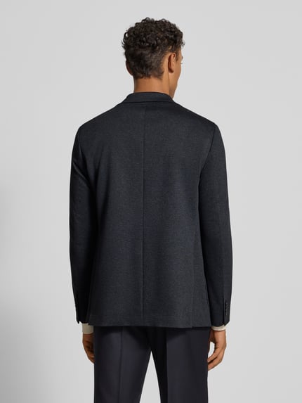 HECHTER PARIS Regular fit 2-knoops colbert met reverskraag Blauw - 5