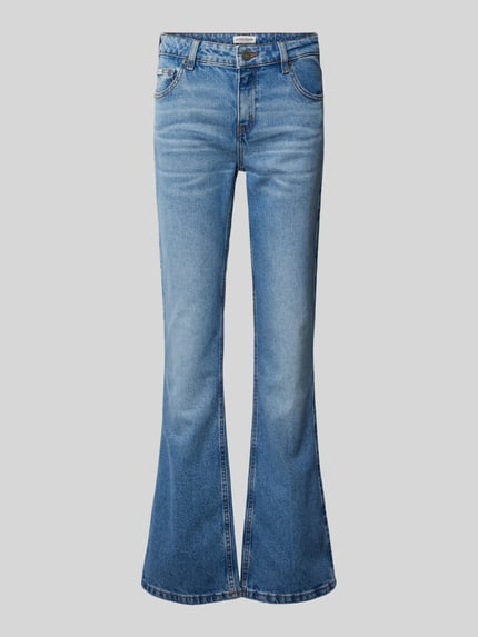 GUESS Jeans Flared Jeans mit 5-Pocket-Design Hellblau 2