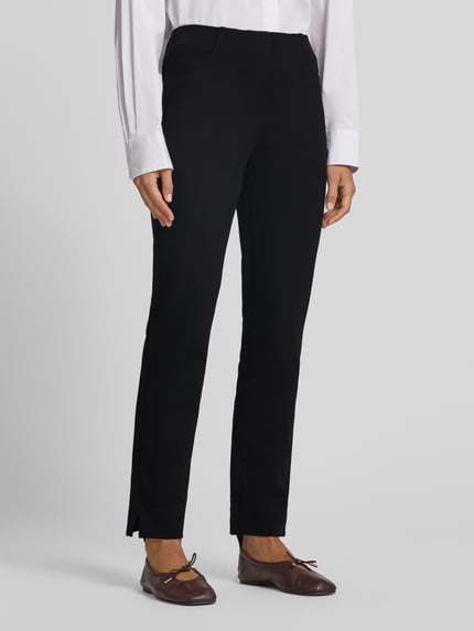 Stehmann Straight Fit Culotte aus Viskose-Mix Modell 'Igor' Black 4