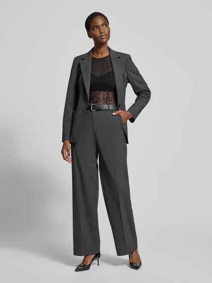 GUIDO MARIA KRETSCHMER WOMAN Slim Fit Body im semitransparentem Design Modell 'Noelia' Black 1
