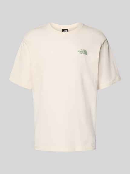 The North Face T-Shirt mit Label-Detail Offwhite 2