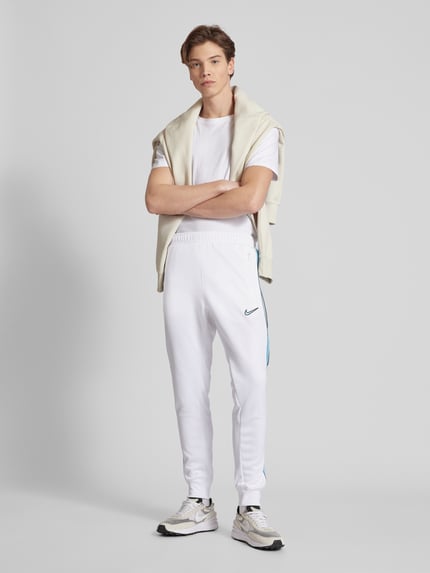 Nike Sweatpants mit Label-Stitching Weiss 1