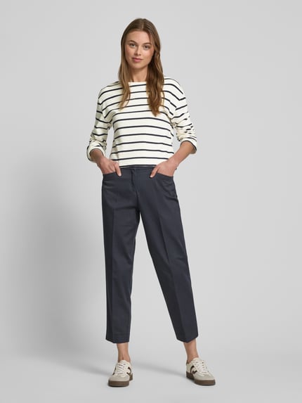 Jake*s Studio Woman Longsleeve mit Rundhalsausschnitt Ecru 1