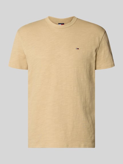 Regular Fit T-Shirt aus reiner Baumwolle Shop The Look MANNEQUINE