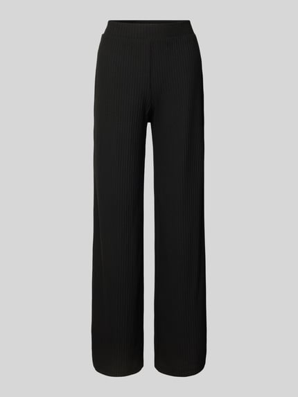 ONLY Schlupfhose mit Rippenstruktur Modell 'Nella' Black 2