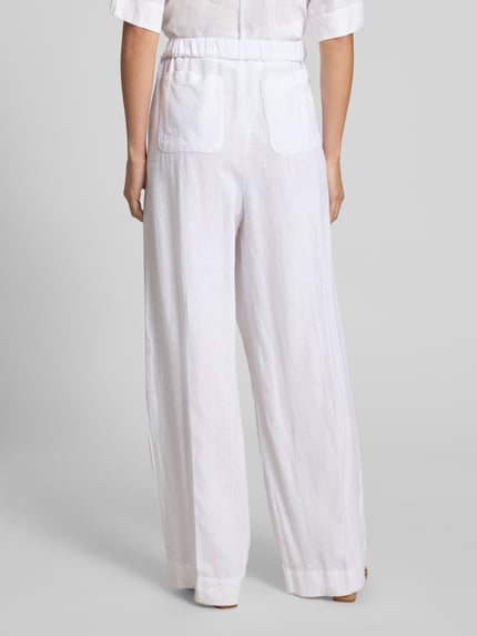 Tommy Hilfiger Tailored Fit Leinenhose aus Leinen-Lyocell-Mix Weiss 5