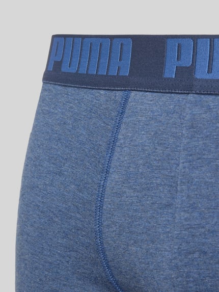 PUMA Trunks met labeldetail in set van 2 Jeansblauw - 2