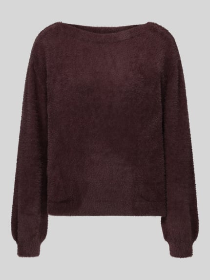 Garcia Regular Fit Pullover mit Viskose-Anteil Mittelbraun 2