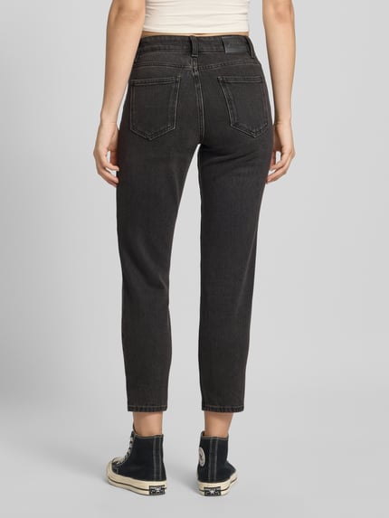 ONLY Straight Fit Jeans aus Baumwoll-Mix Modell 'EMILY' Black 5