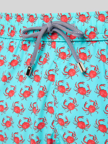 Zeybra Regular fit zwembroek met labelpatch, model 'GRANCHIO' Turquoise - 2