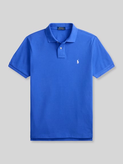 Polo Ralph Lauren regular fit poloshirt van puur katoen Blauw - 2