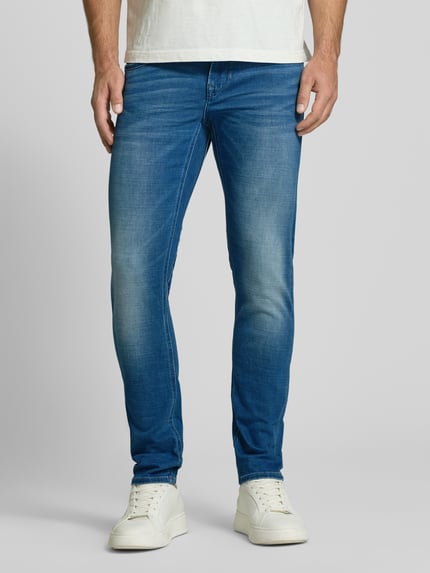 PME Legend Slim Fit Jeans mit Label-Stitching Modell 'Tailwheel JEA' Blau 4