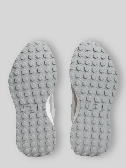 Tommy Jeans Sneaker aus echtem Leder Hellgrau 3