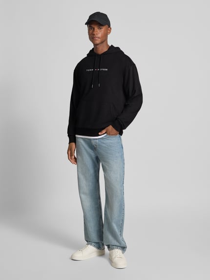 Tommy Hilfiger Regular Fit Hoodie aus Baumwoll-Mix Black 1