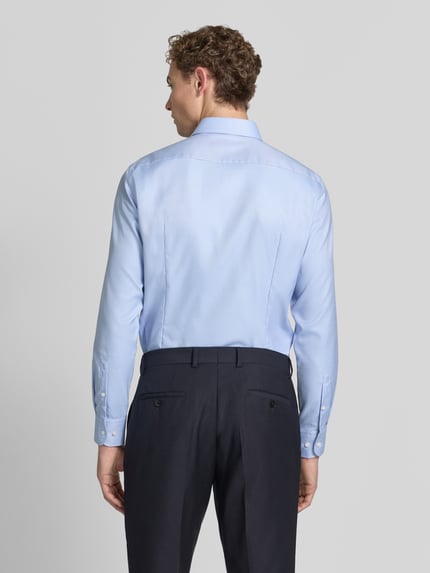 BOSS Koszula biznesowa z czystej bawełny w kroju slim fit model 'H-HANK-K' Błękitny 5