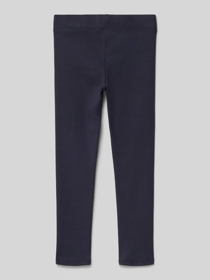 ONLY Legginsy o kroju slim fit z mieszanki bawełny model ‘TRINNY LIFE’ Granatowy 3
