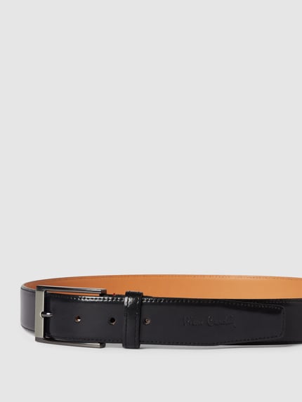Pierre Cardin Leren ceintuur met doornsluiting Zwart - 2