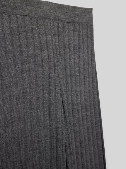 ONLY Wide Leg Hose mit elastischem Bund Modell 'TESSA' Anthrazit 2