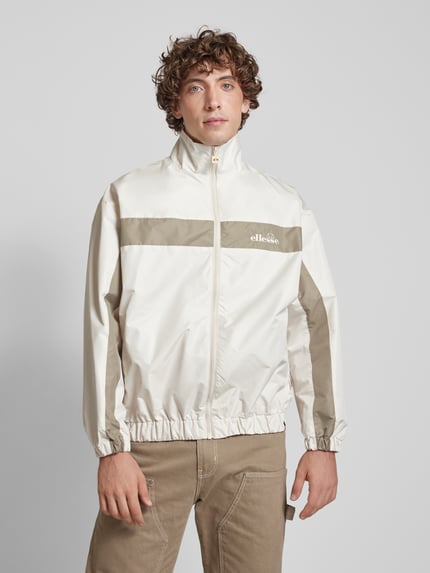 ellesse Sweatjacke mit Label-Stitching Modell 'ROSSI' Sand 4