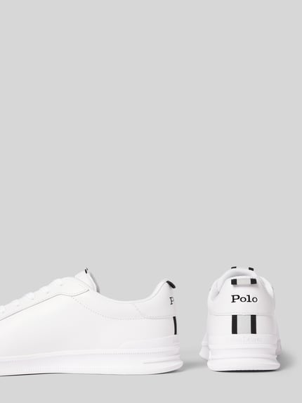 Polo Ralph Lauren Sneakers van leer met labelprint Wit - 2