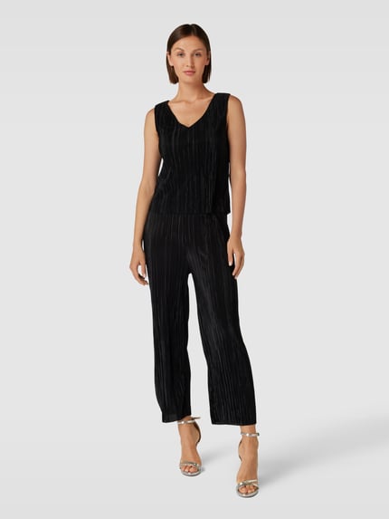 Betty Barclay Jumpsuit met plissévouwen Zwart - 4