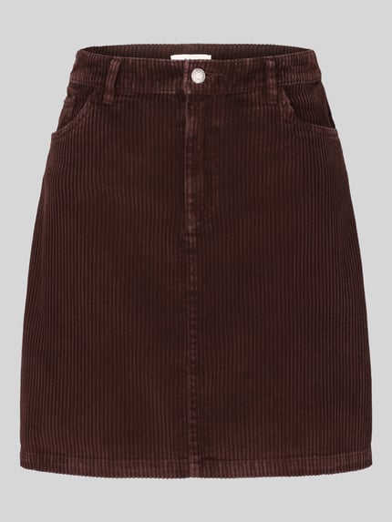 s.Oliver RED LABEL Rock mit Cordstruktur Mittelbraun 2