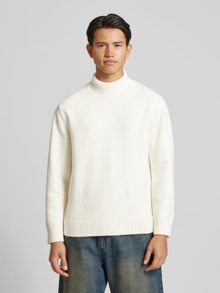 JACK & JONES Strickpullover mit Turtleneck Weiss 4
