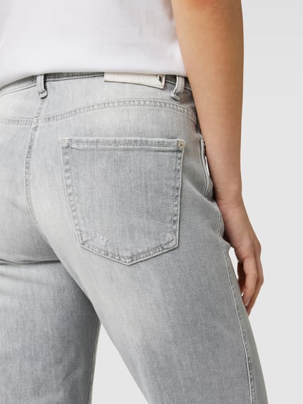 CAMBIO Relaxed Fit Jeans mit Stretch-Anteil Hellgrau 3