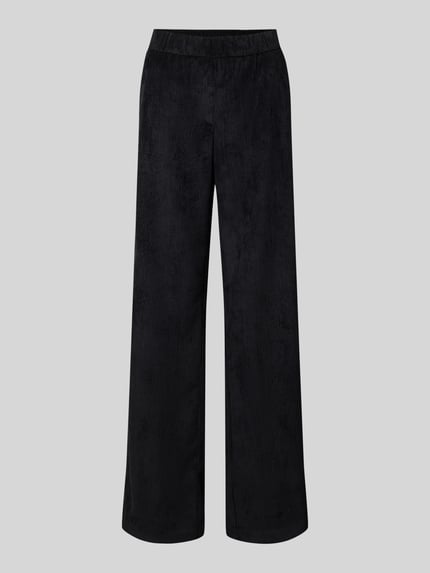 MAC Flared Cordhose mit Paspeltaschen am Gesäß Modell 'CHIARA' Black 2