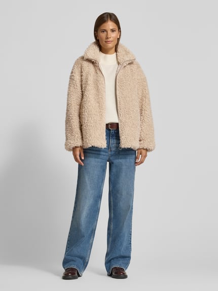 FREE/QUENT Jacke aus Kunstfell Modell 'SLEEPY' Offwhite 1