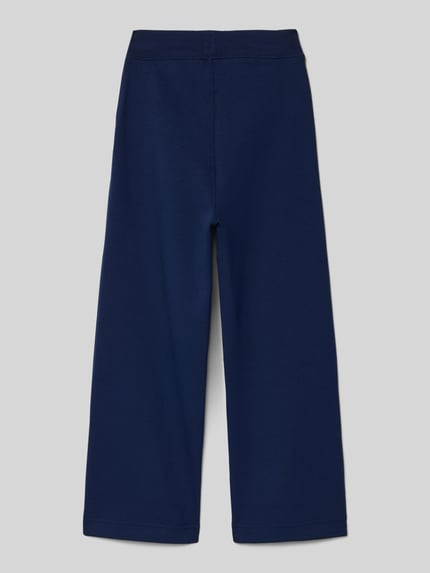Produktfoto, Regular Fit Sweatpants aus Baumwoll-Mix von Polo Ralph Lauren Teens in Dunkelblau, unifarben, elastischer Bund, Sweat-Material