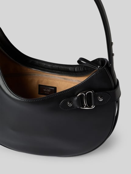 Lauren Ralph Lauren Handtas van echt runderleer met logo-applicatie Black - 5