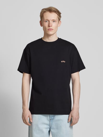 BLKVIS T-Shirt mit Label-Stitching Modell 'ART LOGO' Black 4
