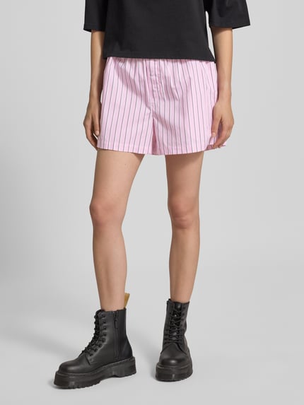LeGer Shorts mit elastischem Bund Modell 'Farine' Pink 4