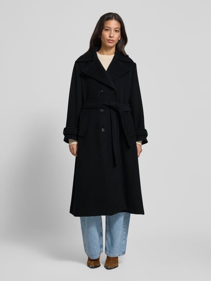 Marella Mantel aus Woll-Mix Marine 4