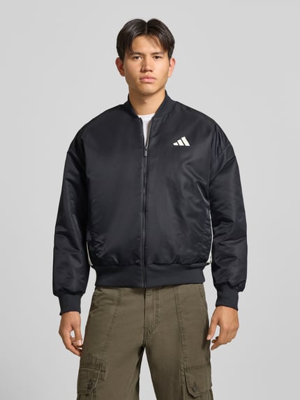 adidas Sportswear Regular Fit Blouson mit Logo-Print Modell 'STADIUM BMB BLACK' Black 4