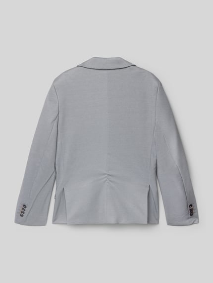 Produktfoto, hellgrauer Blazer mit Reverskragen von G.O.L., Material-Mix mit Viskose-Anteil, Rückansicht, Regular Fit, Kindergröße