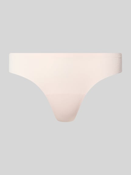 Produktfoto, String aus katoenmix in set van 2 van PUMA, dames string, elastische band met logo, effen lichtroze, gladde textuur