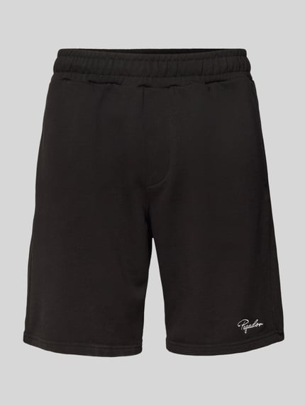 PEGADOR Sweatshorts mit elastischem Bund Modell 'SIGNAR TERRY' Anthrazit 2