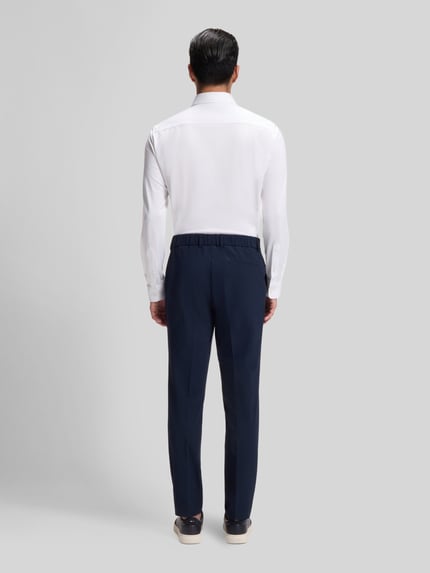 BOSS Slim Fit Businesshemd mit Kentkragen Weiss 5