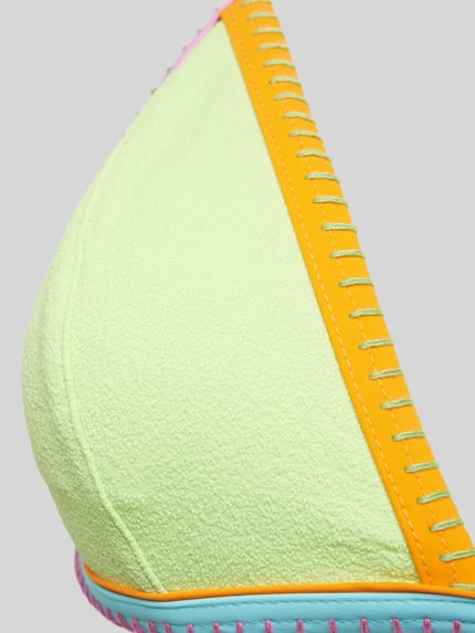 Banana Moon Bikini-Set mit Strukturmuster Modell 'TANEOFIABA SANTACOLOR' Hellgruen 2
