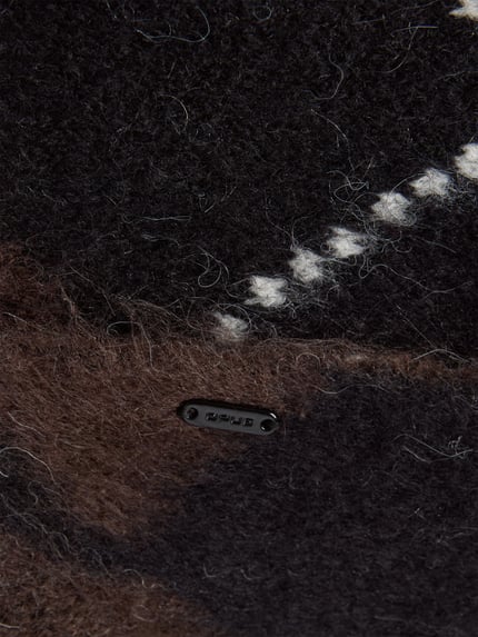 OPUS Schal mit Woll-Anteil Modell 'Aweti' Black 2