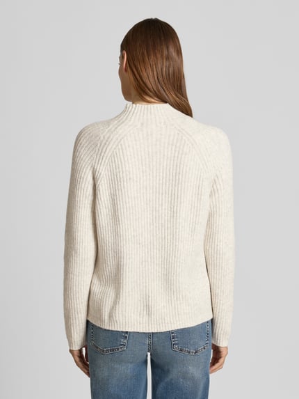 Tom Tailor Denim Regular Fit Strickpullover mit Baumwoll-Anteil Offwhite 5