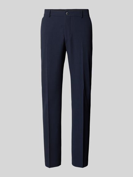 Selected Slim Fit Anzughose mit Bügelfalten Modell 'JOSE' Dunkelblau 2