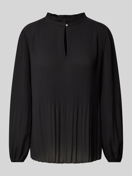 s.Oliver BLACK LABEL Blouseshirt met druppelvormige hals Black - 2