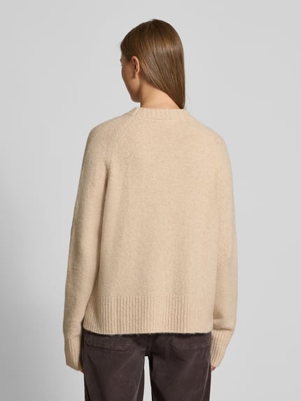OPUS Relaxed Fit Strickpullover mit Alpaka-Anteil Modell 'Passy' Beige 5